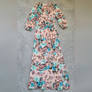 S Floral Maxi Dress